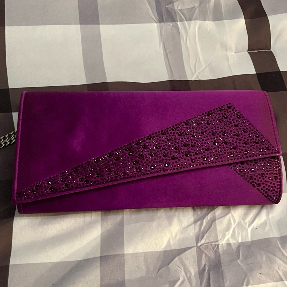 Classy Purple Clutch Bag